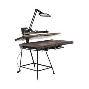 Maquinaria industrial de planchado con base retractil Manual 100 cm x 50 cm