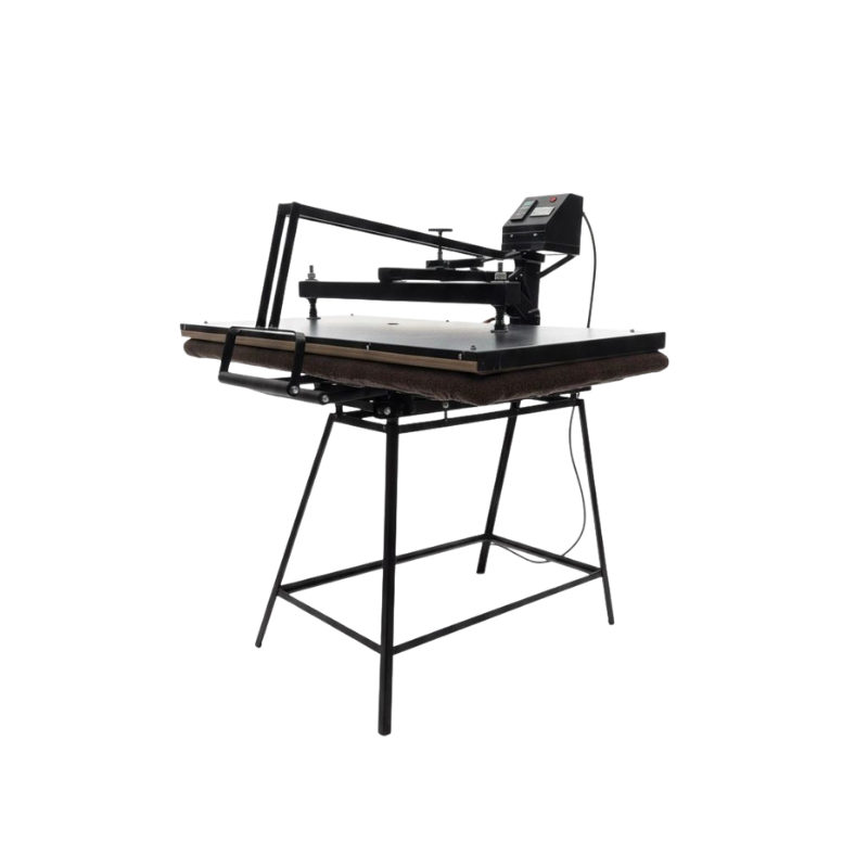 Maquinaria industrial de planchado con base retractil Manual 120 cm x 60 cm